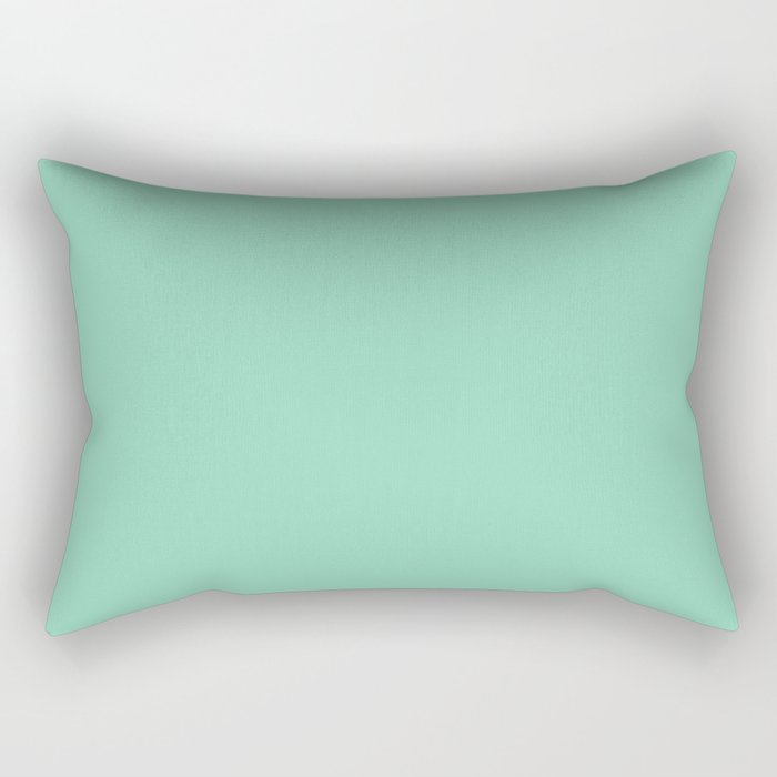 Mint Green Rectangular Pillow
