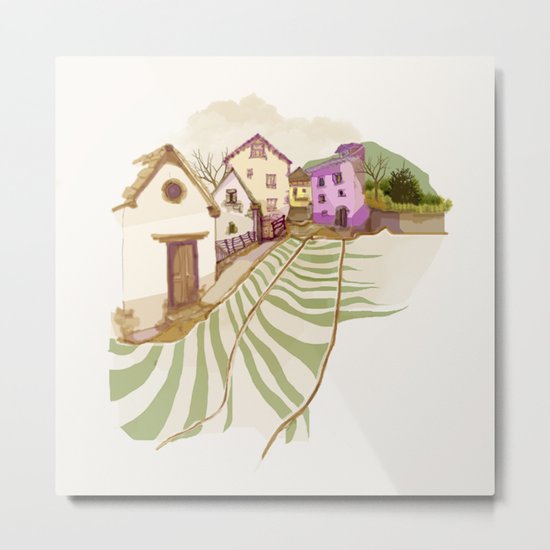 village Metal Print