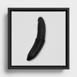 Black n Banana Framed Canvas