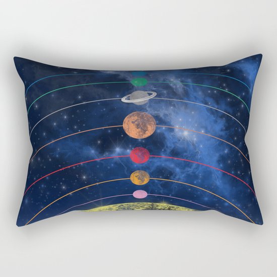 solar system Rectangular Pillow