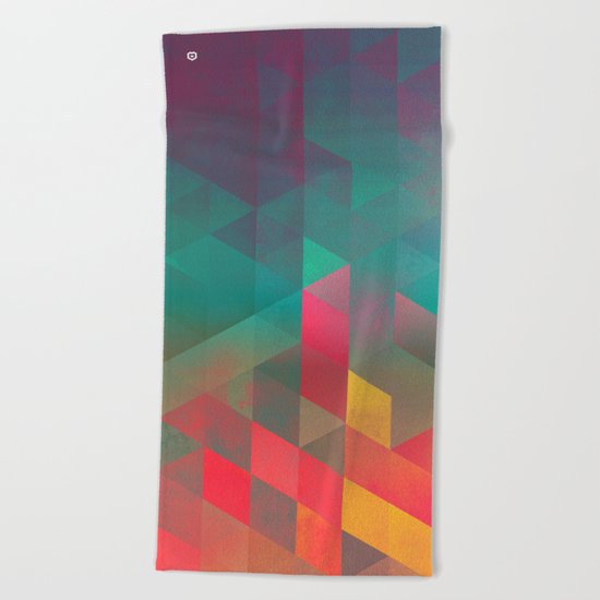 byych fyre Beach Towel