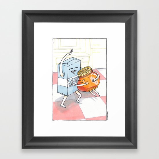 Honey, Sugar, Sugar Framed Art Print