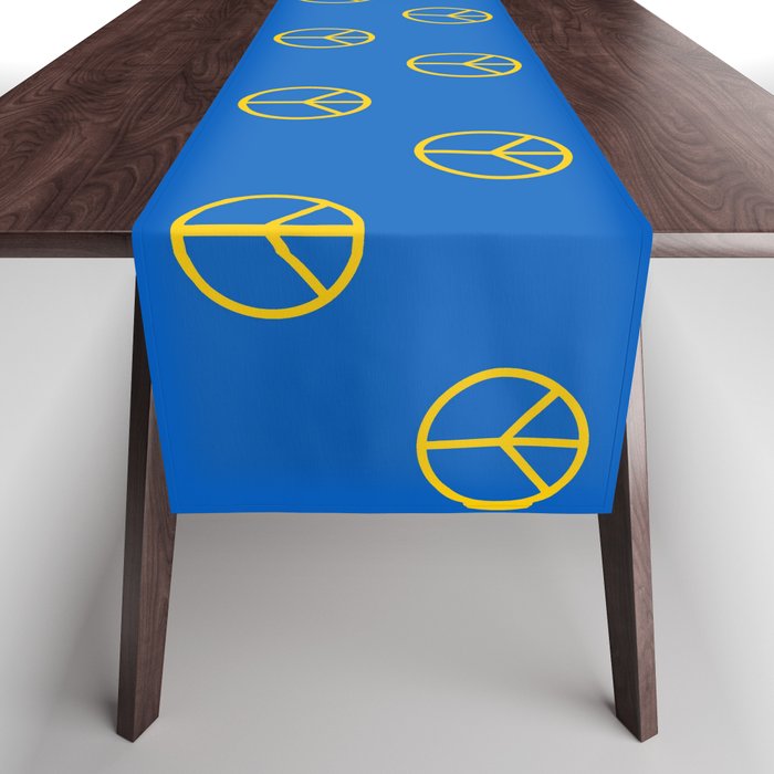 Symbol of peace 7 Table Runner