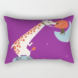 Space giraffe Rectangular Pillow