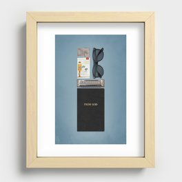 Blues Brothers - We're on a Mission from God - Poster Recessed Framed Print