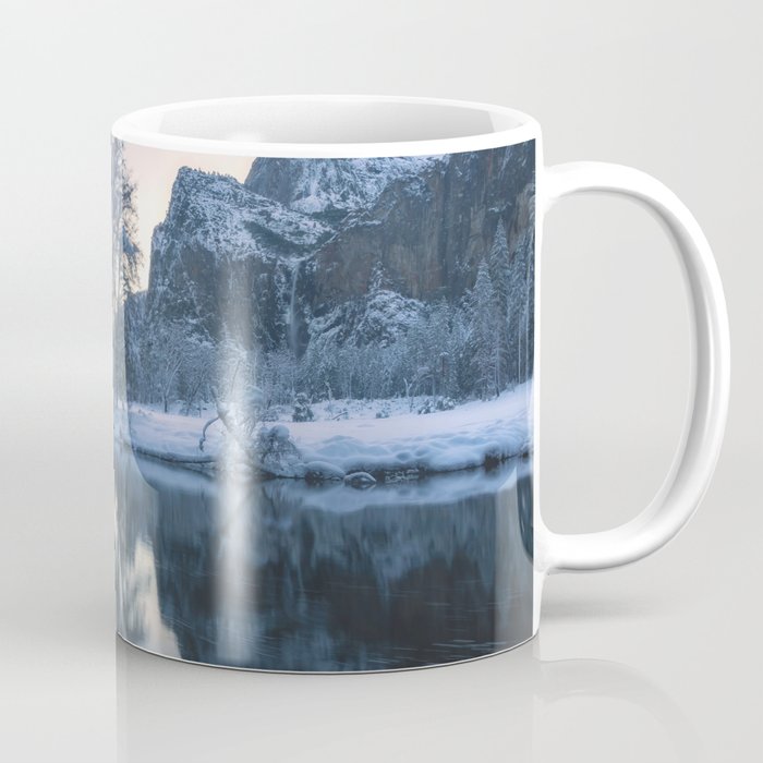 Bridalveil Falls Winter Coffee Mug