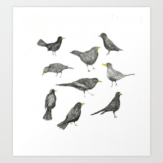 birds Art Print