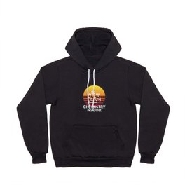 Chemistry Major Colorful Sunset College Student Graphic Hoody
