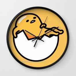 Lazy Egg 2 Wall Clock