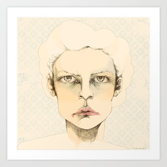 "portrait of anybody" Art Print