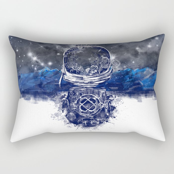 galaxy landscape Rectangular Pillow