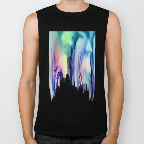Flow in Blue and Purple Biker Tank