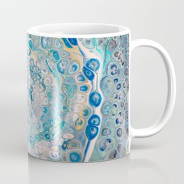 Spin Acrylic Paint Pour Print Mug