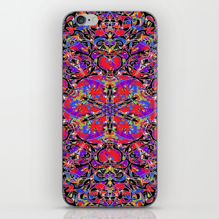 Mystical Heartland In Black iPhone Skin