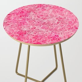 Red and Pink Pattern Design Side Table
