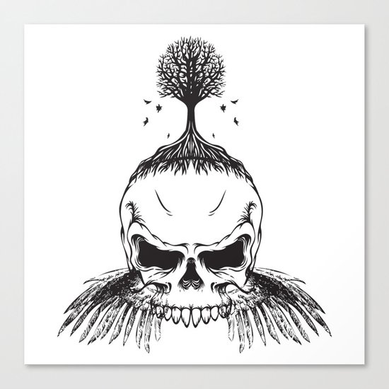 The Fall of Earth Canvas Print