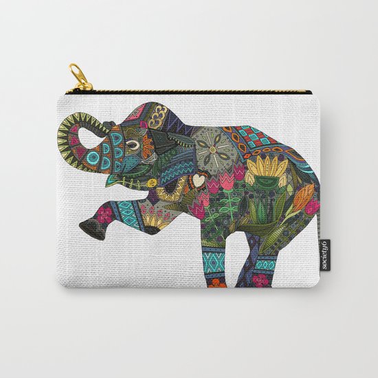 asian elephant white Carry-All Pouch