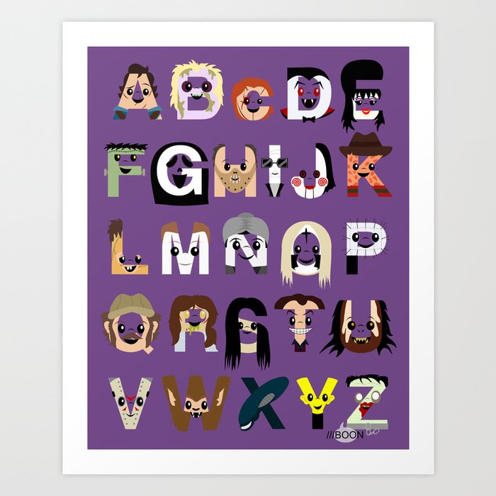 Alphabet Lore D | Art Print