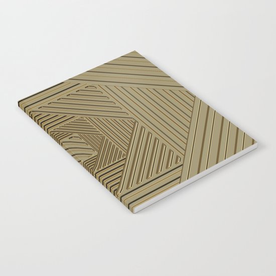 Golden Maze Notebook