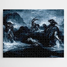 The damned souls of the River Styx Jigsaw Puzzle