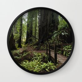 Redwood Roaming - California Wanderlust Wall Clock