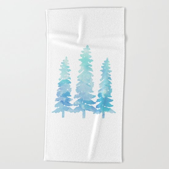 Tahoe Trees Beach Towel