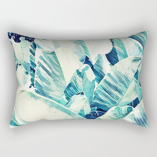 Banana Leaf Crush #society6 #decor #buyart Rectangular Pillow