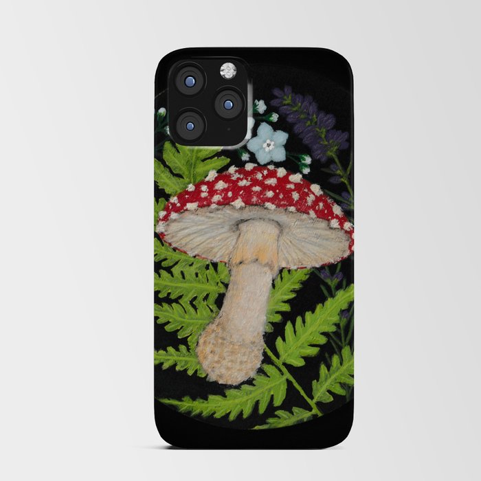 Mushroom, Fern & Flowers iPhone Card Case