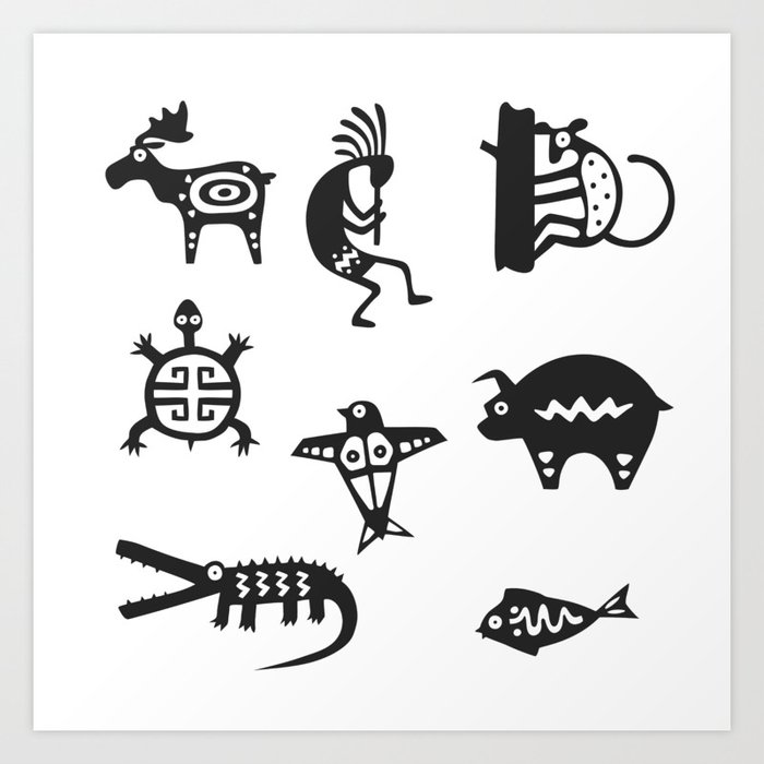 Animals Art Print By Original Wicked