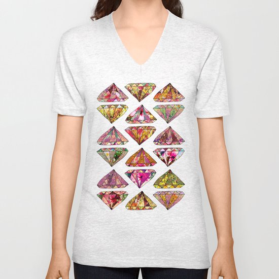 These Diamonds Are Forever Unisex V-Neck