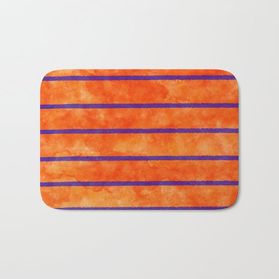 Summer in Orange Bath Mat