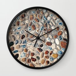 Pebble Rock Flooring II Wall Clock