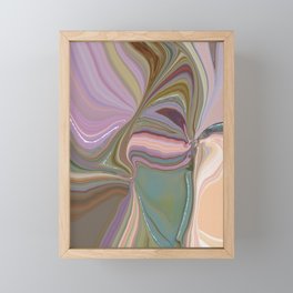Swirls Abstract Framed Mini Art Print