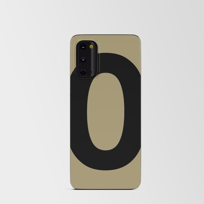 Number 0 (Black & Sand) Android Card Case