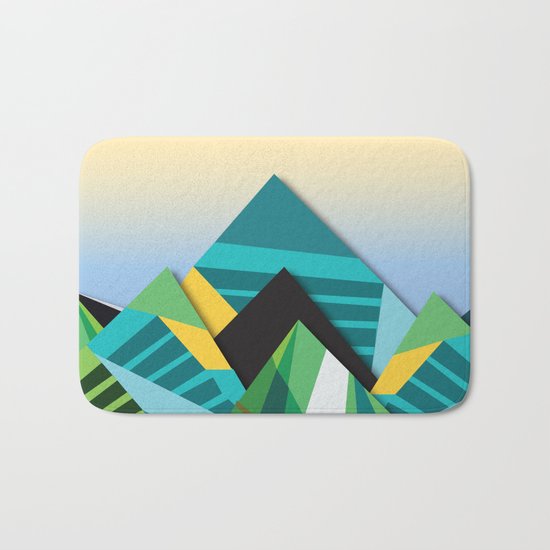 Cosmic Mountains No. 2 Bath Mat