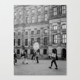 Stop Systemic Racism in Amsterdam Canvas Print