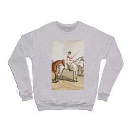 19th century in Yorkshire life with horses Crewneck Sweatshirt