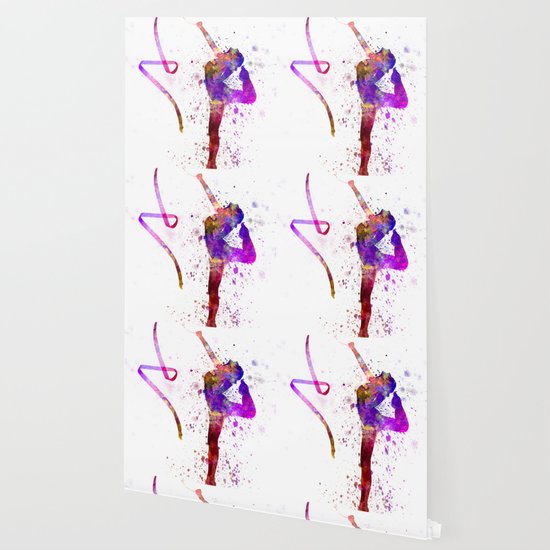 Rhythmic Gymnastics 02 Wallpaper By Crisrommerart Society6