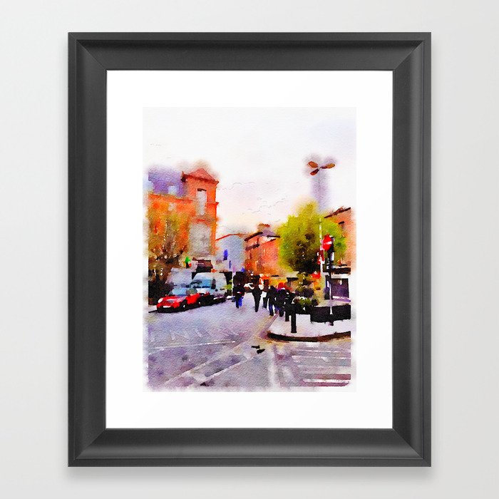 The Partygoers (Soaked Edition) Framed Art Print