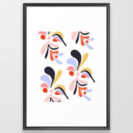 Flores de Colores Framed Art Print