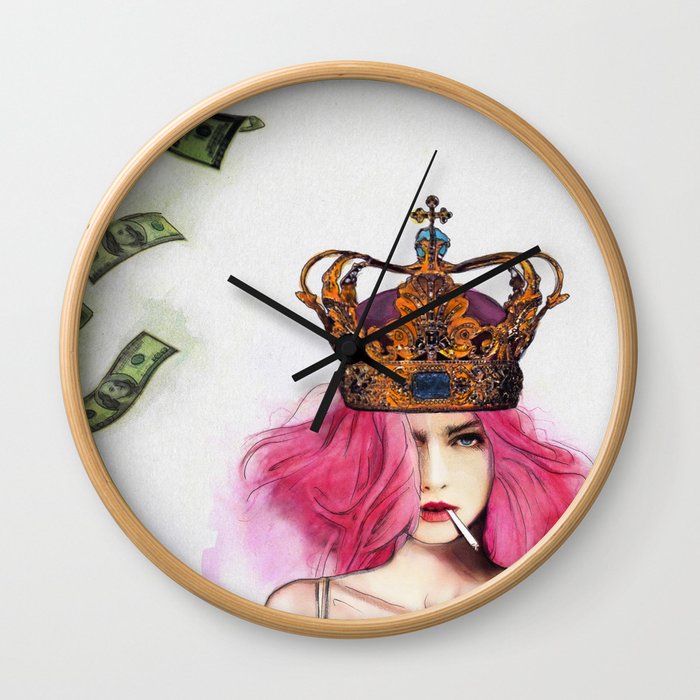 Queen Bitch Wall Clock
