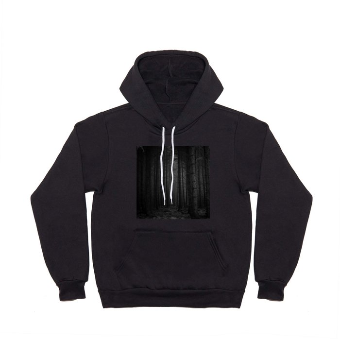 The Dense & Foggy Forest (Black and White) Hoody