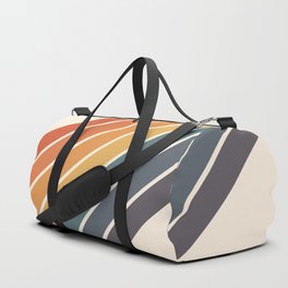 Arida -  70s Summer Style Retro Stripes Duffle Bag