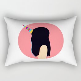 Unicorn Girl Rectangular Pillow