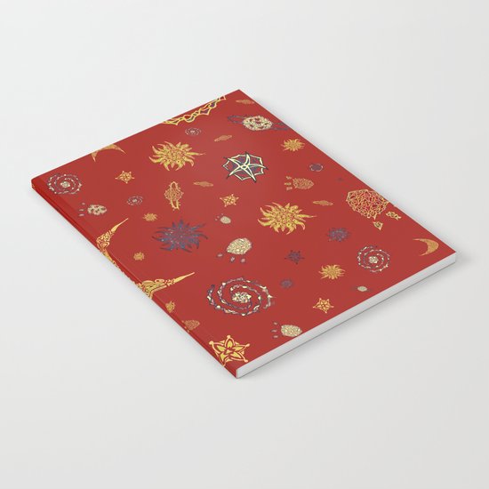 Christmas Space Pattern Notebook