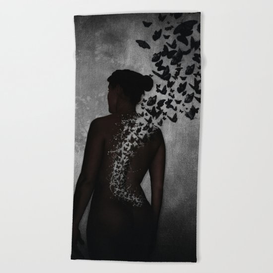The Butterfly Transformation II Beach Towel