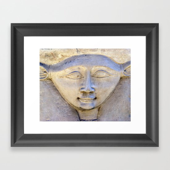 Dendera Carving 2 Framed Art Print