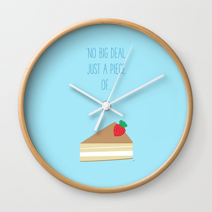 'Just piece of cake!' Wall Clock