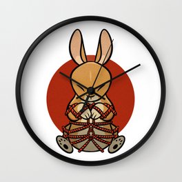 Rope Bunny Wall Clock