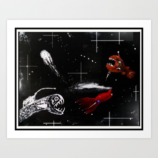 The Deep Abyss Art Print